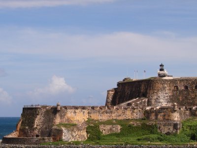 El Morro fortress at San Juan harbor entrance