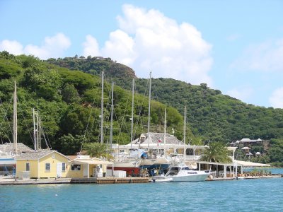 Beautiful boats and facilities at English Harbor