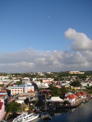 Moon over Antigua