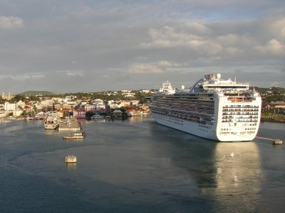 Pulling away from St. John, Antigua