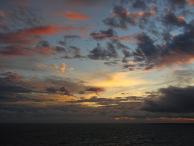 Artist's palette sunset sky