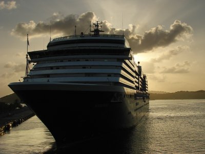 Noordam blocking the sun