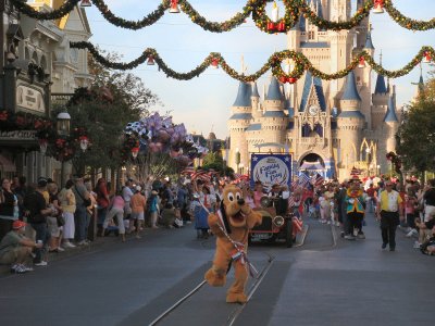 Pluto leads the parade