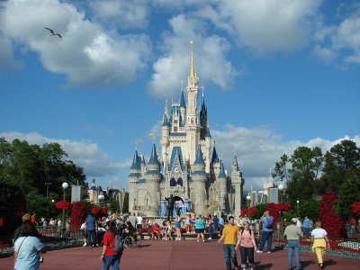 Cinderella's Castle on a gorgeous day