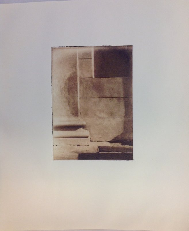 Polymer Photogravure  5x7 inches on 12x16 paper