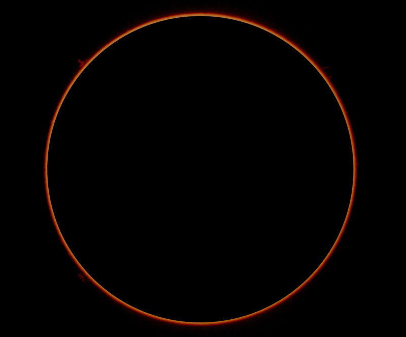 Solar Prom Ring Disc 7 May 2017