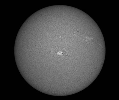 Solar Disc 1 April 2017