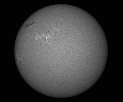 Solar Disc 23 April 2017