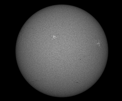 Solar Disc 7 May 2017