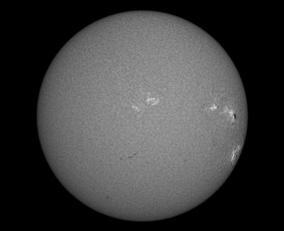 Solar Disc 9 September 2017