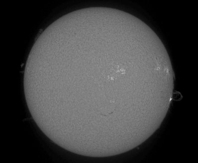 Solar Disc 10 September 2017