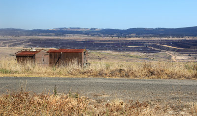 Open cut coal mine