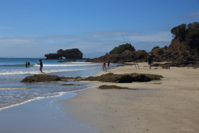 Fishing at Walkerville Beach