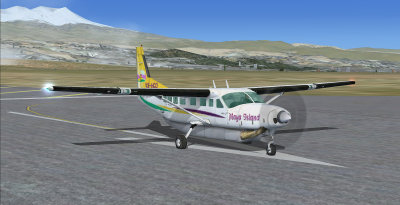 Flight Arequipa to Nazca, Peru