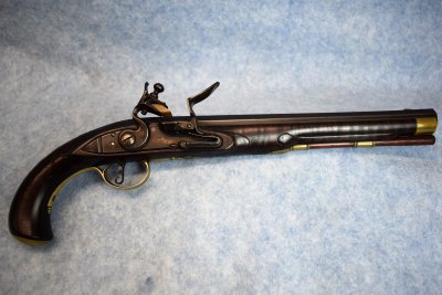 Flint Lancaster Pistol Made By Rudy Bahr