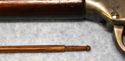 Turned Wooden Tip of Cleaning Rod