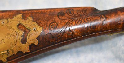 Silver Inlay on Buttstock