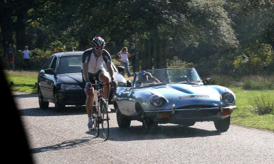 E Type Jags are not so fast.