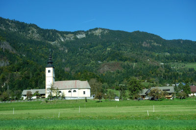 church on the landscape