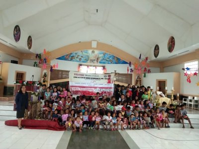 Gift-Giving at Curry Church, Pili, Camarines Sur