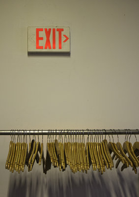 Exit with Coathangers