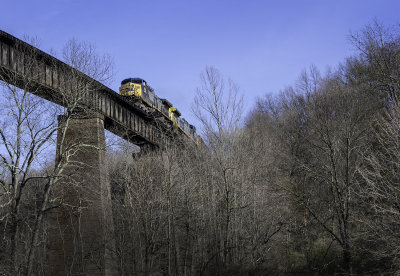 Entering Pleasant Creek Bridge