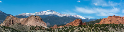 Garden of the Gods and Pikes Peak, Colorado Springs