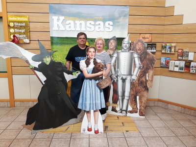 Mary Beth's and Richard's trip to Wichita for Robert's Graduation May 2018