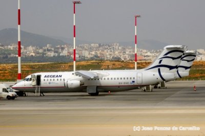 Aegean British Aerospace Avro RJ100 , SX-DVE