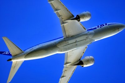 ANA's B-787-8, JA818A Flyover