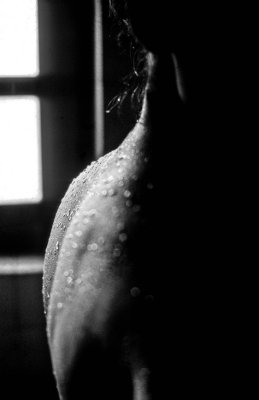 End Of Shower B&W 
