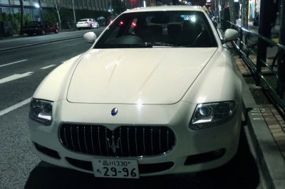 White Maserati