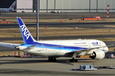 ANA's B-787-8, JA878A, Parked