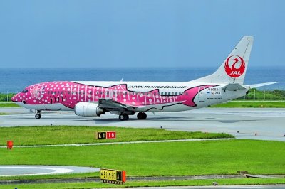 Pink Whale JTA B-737/400, JA8992, Ready To TO