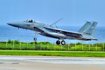 JAF F-15, 22-8935, Landing After Patrol