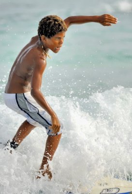 Creole Boy Surfer