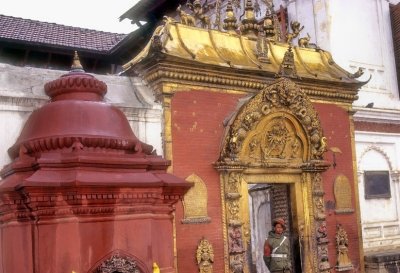 Guard On A Beautiful Palace