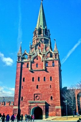 Imposing Main Kremlin Gate, From Inside