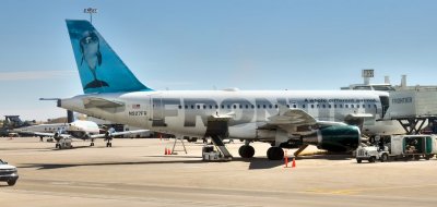 Frontier A320, N927FR, Dolphin