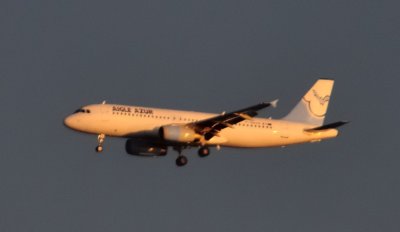 Aigle Azur A320, F-HBAE, Approach At Sunset