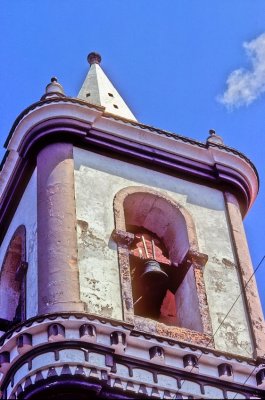Church Tower, Damaged By Recent Earthquake 