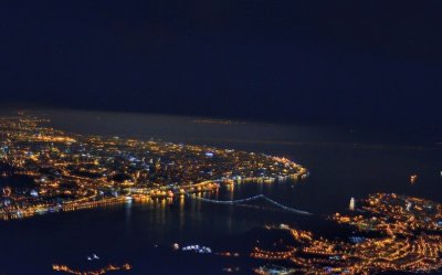 Lisbon At Night: From The Front Seat