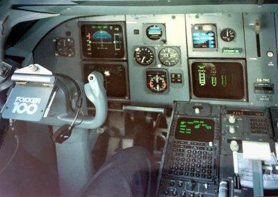 Portugalia F100, CS-TPC, Cockpit