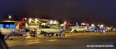 Lisbon Airport at Midnight