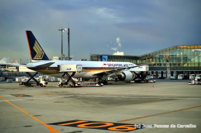 SIA B-777/200, Preparing Departure