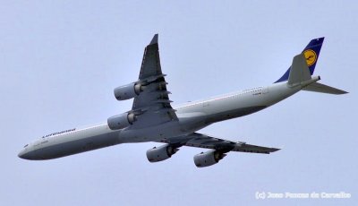 Lufthansa A-340-600, D-AIHI, Once The World's Longest Airplane