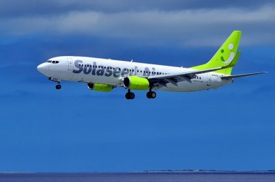 Solaseed Air B-737/800 JA808X Landing