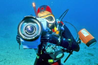 Me, Filming In the Red Sea