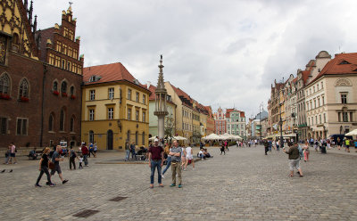 Wroclaw old town, Steingrim and Eirik