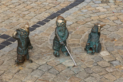3 of the 3,000 dwarves found around the city